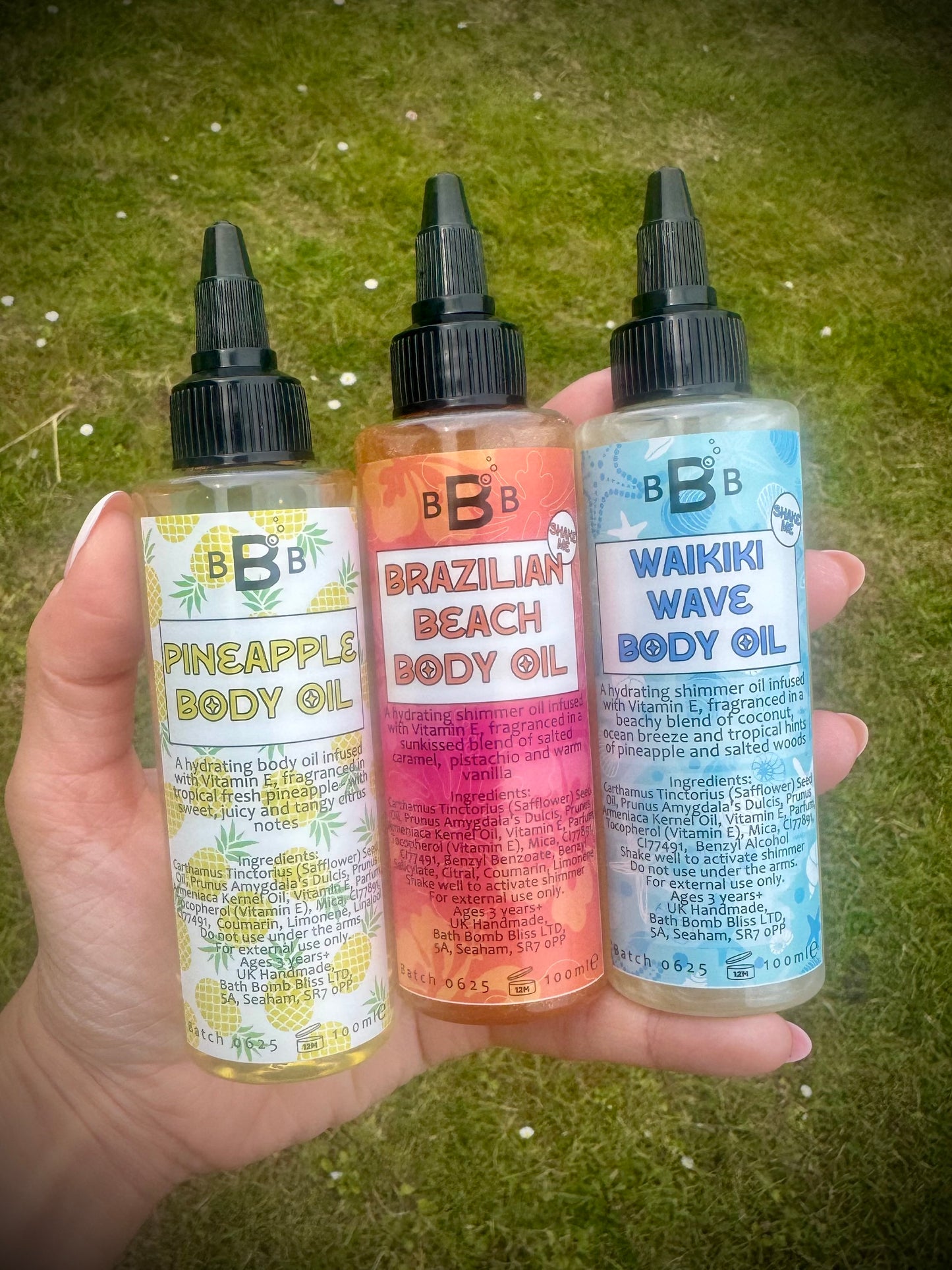 Hydrating Body Oils: Shimmer & Shimmer-Free