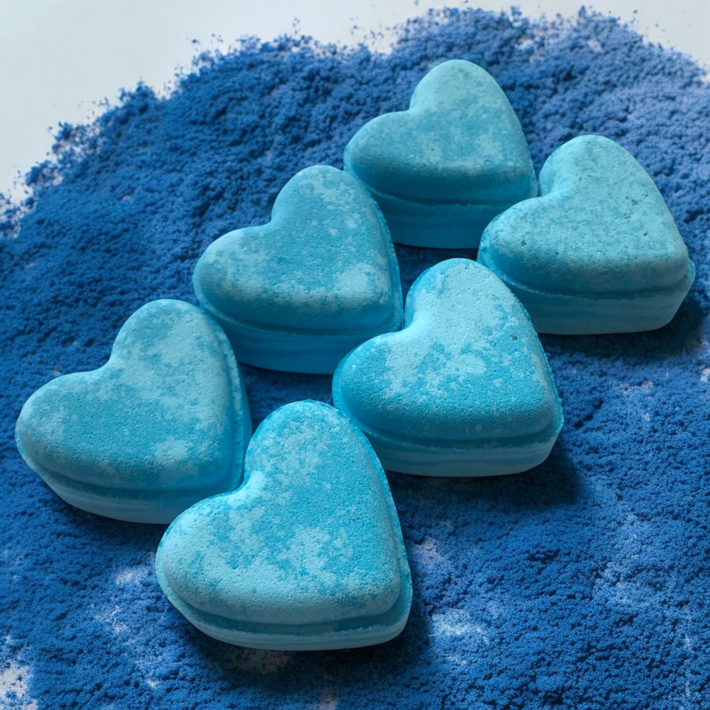 Fizzy Love Heart Bath Bombs With Hidden Colour