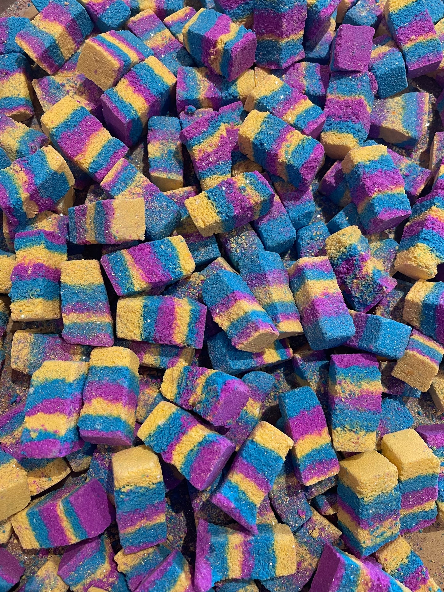 Bath Bomb Rocks - Multiple Scents - Colourful Bath Confetti
