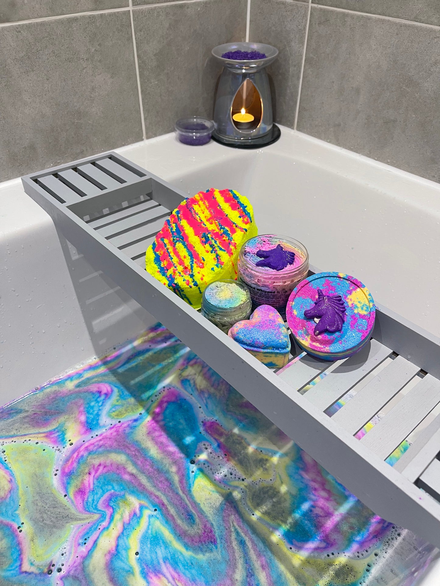 Bath Bomb Rocks - Multiple Scents - Colourful Bath Confetti