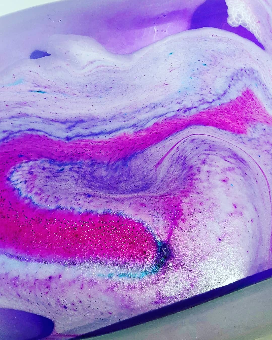 Jumbo Disc Bath Bombs With Soap Topper - Multiple Scents -Handmade With Sweet Almond Oil