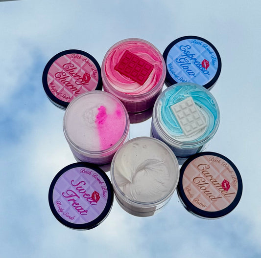 NEW Sweet n Short Variety Bundle: Mist, Rocks, Sponge, Whipped Soap, Body Scrub, Body Butter