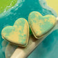 Fizzy Love Heart Bath Bombs With Hidden Colour