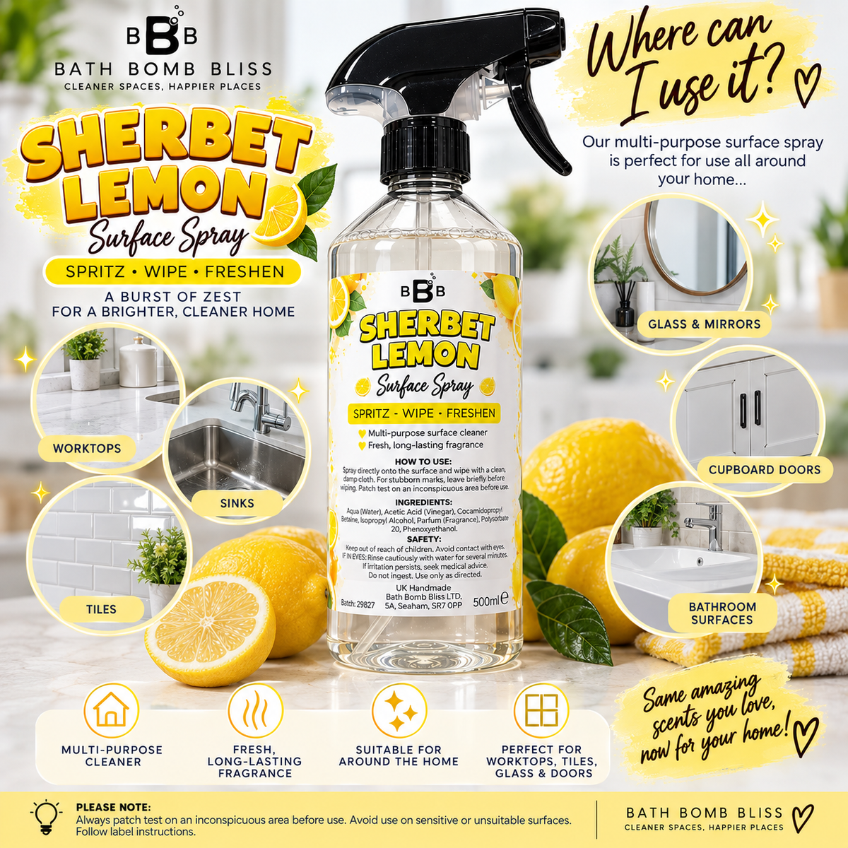 NEW Surface Spray! 500ml Cleaning Spray