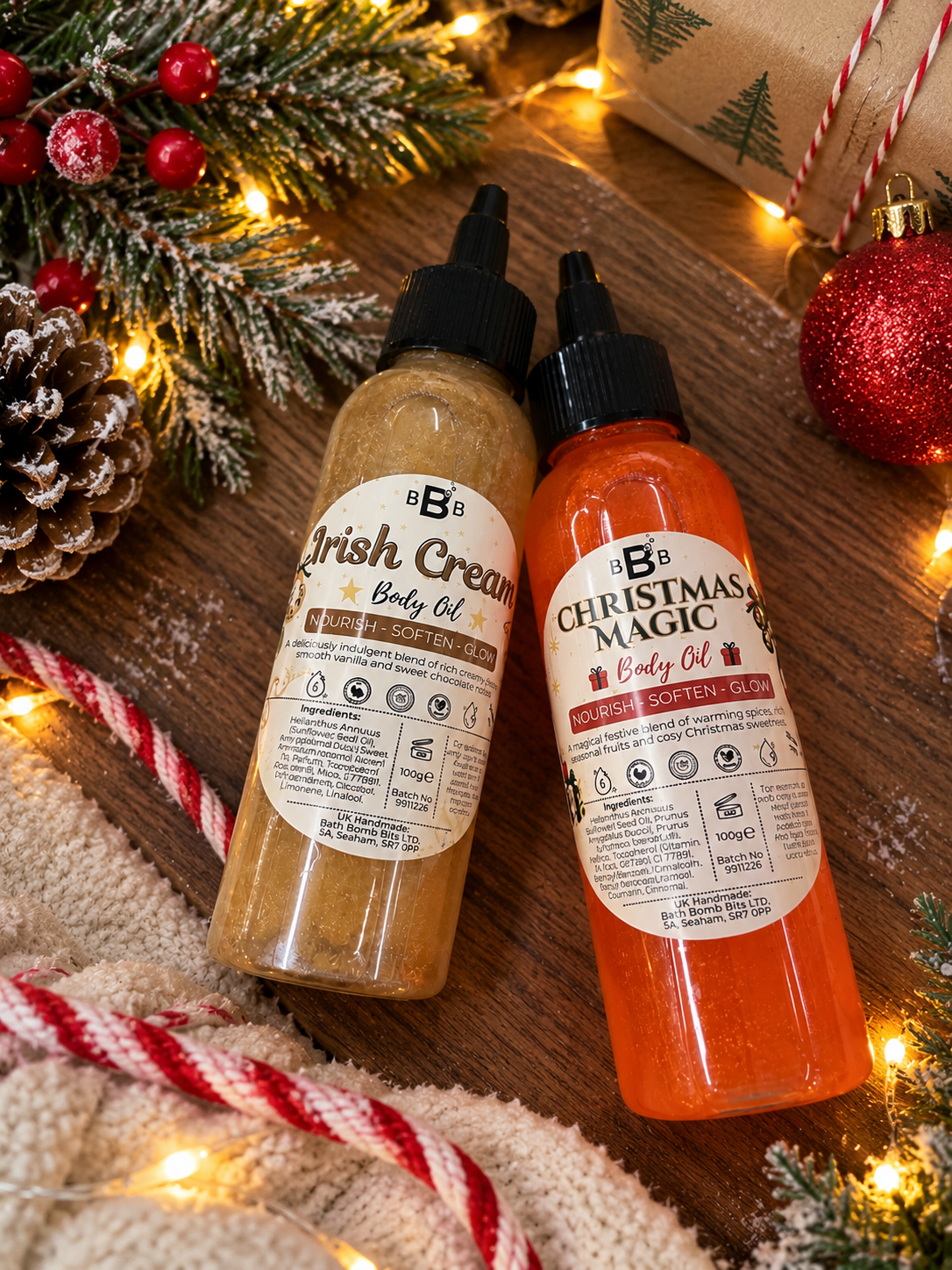 Christmas Large Body Oils