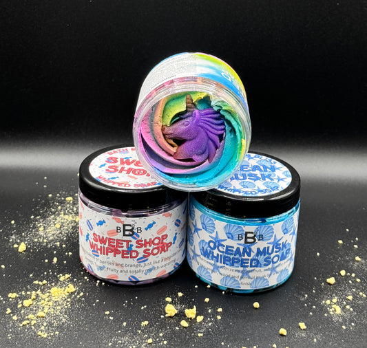 Whipped Soap: Multiple Scents: Body Wash & Shaving Cream