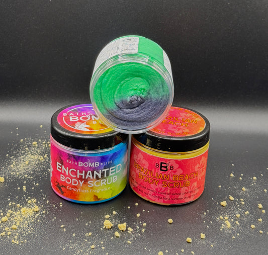 Exfoliating Sugar Scrub: Foaming Body Exfoliator