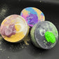 Jumbo Disc Bath Bombs With Soap Topper - Multiple Scents -Handmade With Sweet Almond Oil