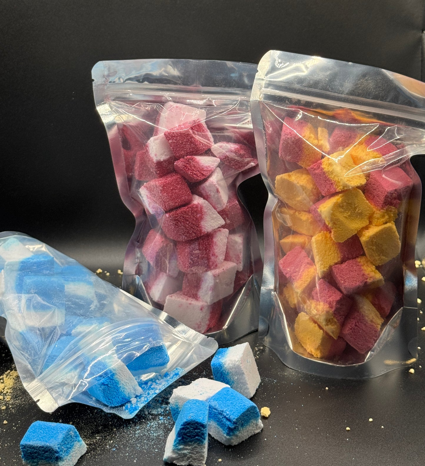 Bath Bomb Rocks - Multiple Scents - Colourful Bath Confetti