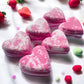 Fizzy Love Heart Bath Bombs With Hidden Colour