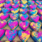 Fizzy Love Heart Bath Bombs With Hidden Colour