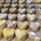 Fizzy Love Heart Bath Bombs With Hidden Colour