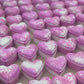 Fizzy Love Heart Bath Bombs With Hidden Colour